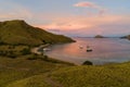 Wild islands of Indonesia.Flores tropical paradise. Labuan Bajo. drone aerial