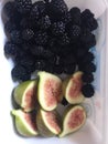 Wild Italian figs and blackberries