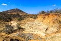 Wild landscape of eroded sandstone in Africa Royalty Free Stock Photo