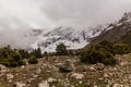 Wild landscape of Fann mountains, Tajikist