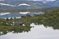 Wild landscape in Norway, Europe, in summer.