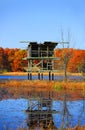 Wild life viewing platform