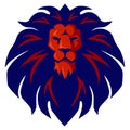 Wild Lion Head Logo Design