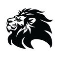 Wild Lion Head Logo Mascot Vector Icon Design Royalty Free Stock Photo