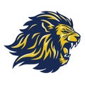 Wild Lion Head Mascot