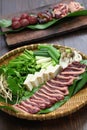 Wild mallard duck hot pot, japanese one pot dish