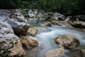 Wild mountain creek Royalty Free Stock Photo