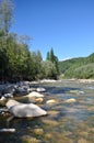 Wild mountain river Royalty Free Stock Photo