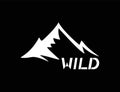 Wild mountain symbol