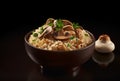 Wild Mushroom Risotto meal 1695524468296 2 Royalty Free Stock Photo