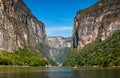 Nature in Canyon del Sumidero in Chiapas, Mexico Royalty Free Stock Photo