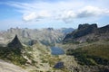 Wild nature in Ergaki ridge,Sayan mountains,Russia Royalty Free Stock Photo