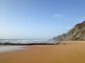 Wild Ocean beach scenery near Sagres, Algarve, Portugal Royalty Free Stock Photo