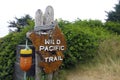 Wild pacific trail signpost