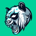 Wild Panda Esports Logo for Mascot Gaming and Twitch