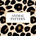 wild print black and white leopard pattern