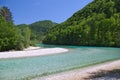 Wild river in the Alps (Soca / Isonzo)