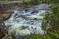 Wild river at Froland in Norway Royalty Free Stock Photo