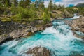 Wild Rushing Mountain River Royalty Free Stock Photo