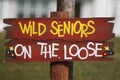 Wild Seniors on the Loose Royalty Free Stock Photo