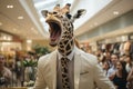 Wild Shopaholics: Watch as a frenzy of animals scurry through the aisles, grabbing the hottest deals and stylish accessories in a