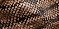 Wild snake skin surface, exotic patterns. Generative ai