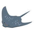 Wild stingray icon, isometric style Royalty Free Stock Photo