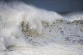 Wild stormy ocean surf Royalty Free Stock Photo