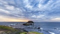 Wild stormy skies and ocean at The Knobbies, Phillip Island, Victoria, Australia Royalty Free Stock Photo