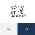 Wild Strong Taurus Bull Cool Animal Logo