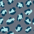 Seamless leopard pattern. Vector illustration. Royalty Free Stock Photo