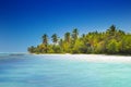 Wild tropical beach Royalty Free Stock Photo