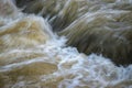Wild turbid water rapids Royalty Free Stock Photo