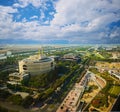 Wild view of the city, Ministry of education, Seville, Spain