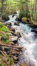 Wild water creeks in Andorra Pyrenees Royalty Free Stock Photo