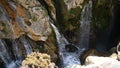 Wild waterfall in Kourtaliotiko gorge in Greece