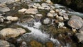 Wild waterfall in Kourtaliotiko gorge in Greece