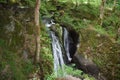 Martental, Germany - 06 02 2022: Waterfall in Martental from high angle