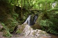 Martental, Germany - 06 02 2022: Waterfall in Martental with surrounding area