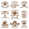 Wild West Logos Vector Collection 2