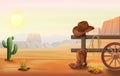 Wild West Outdoor Composition Royalty Free Stock Photo
