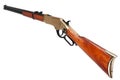 Wild west period .44-40 Winchester lever-action repeating rifle M1866 Royalty Free Stock Photo