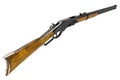 Wild west period Winchester lever-action repeating rifle Royalty Free Stock Photo