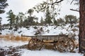 Wild West Wagon New Mexico Royalty Free Stock Photo