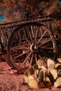 Wild West Wagon Wheel caravan retro vintage