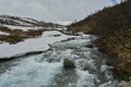 wild white water rapids in the highlands of Aurlandsvegen