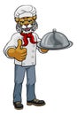Wildcat Chef Mascot Cartoon Character Royalty Free Stock Photo
