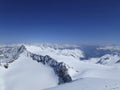 Wilder Pfaff mountain, ski tour, Tyrol, Austria Royalty Free Stock Photo