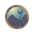 Wilderness adventure explorer outdoor badge