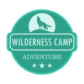 Wilderness camp illustration